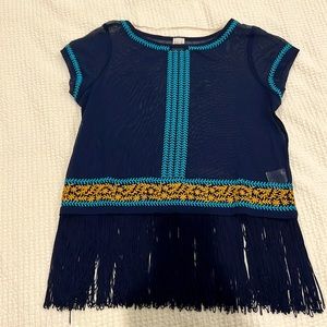 I.N.C. Dark blue swim coverup